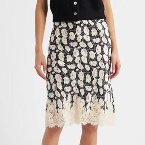 DÔEN ELOWETTE SKIRT IN NOIR FLEURS D'ANEMONE - Size M